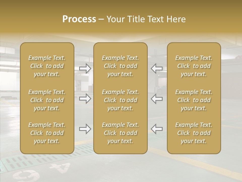 Car Basement City PowerPoint Template