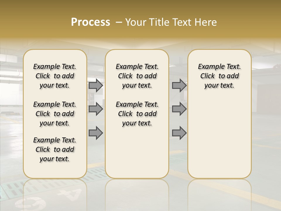 Car Basement City PowerPoint Template