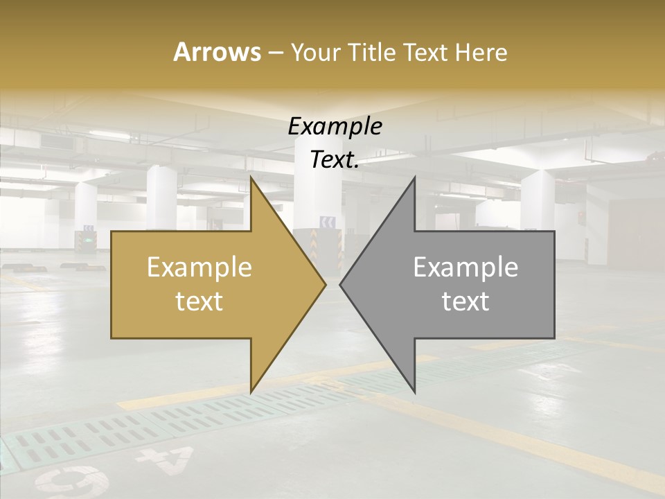 Car Basement City PowerPoint Template