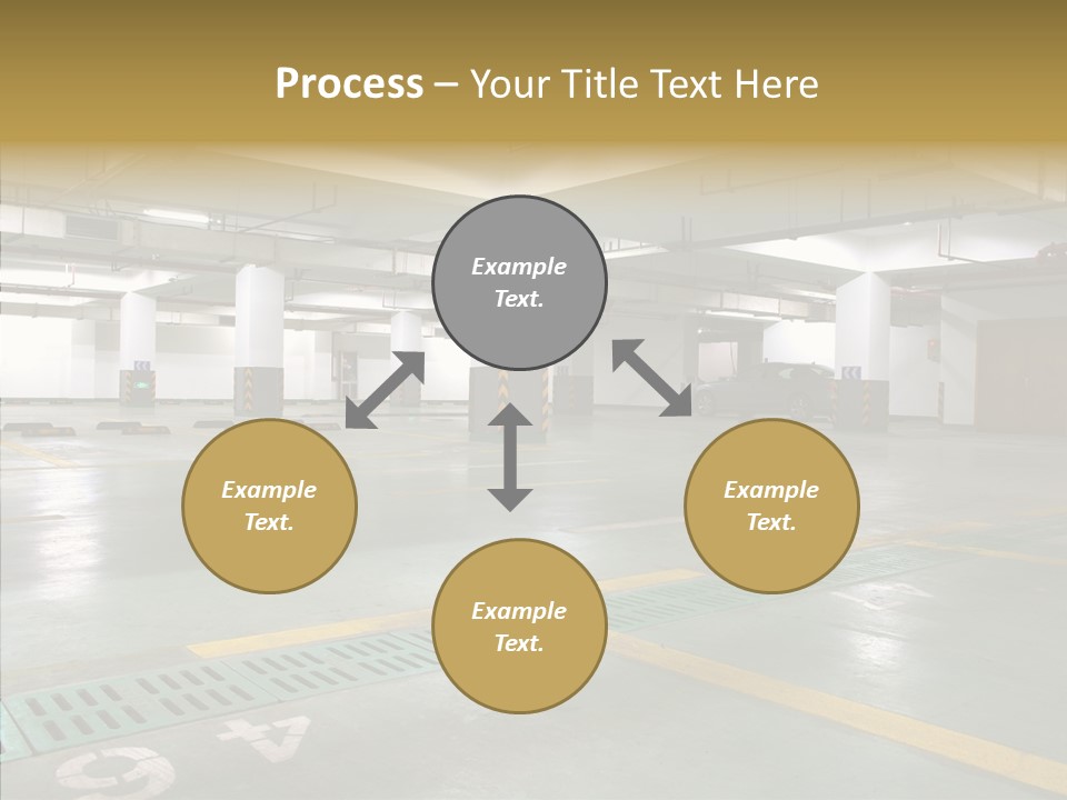 Car Basement City PowerPoint Template