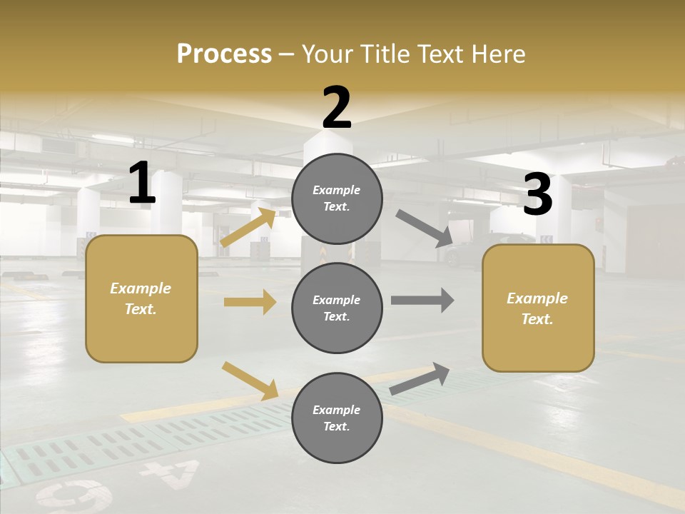 Car Basement City PowerPoint Template