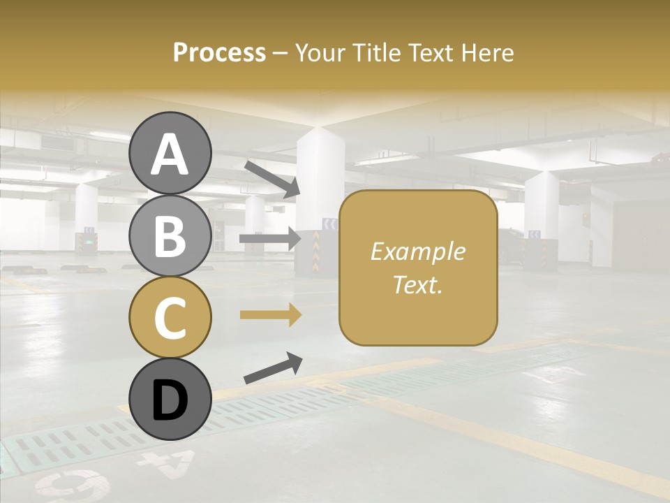 Car Basement City PowerPoint Template