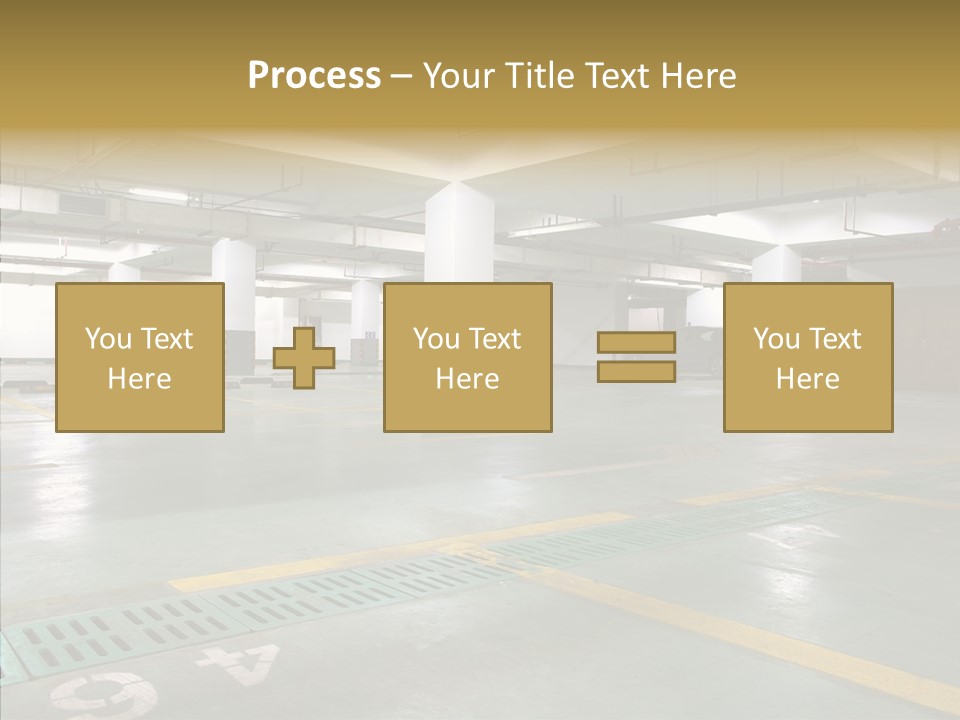 Car Basement City PowerPoint Template