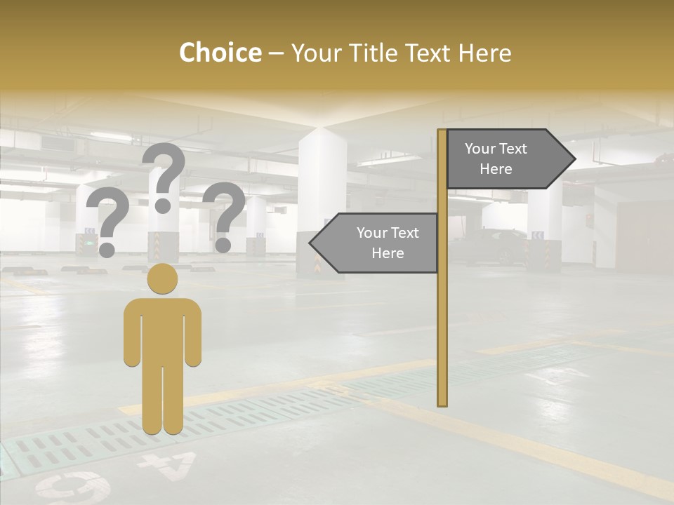 Car Basement City PowerPoint Template