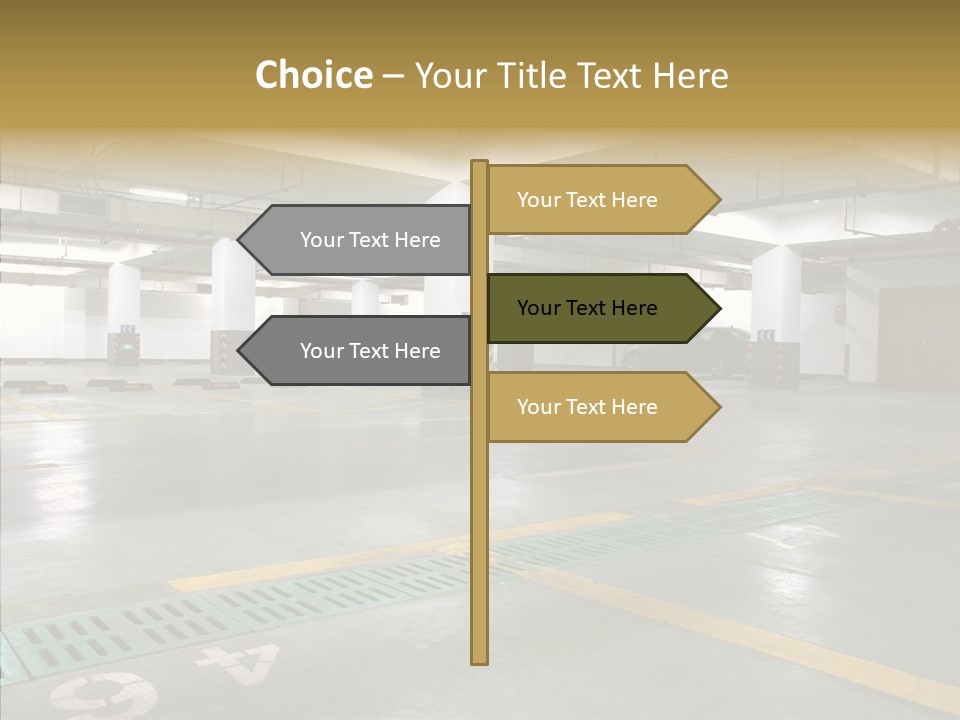Car Basement City PowerPoint Template