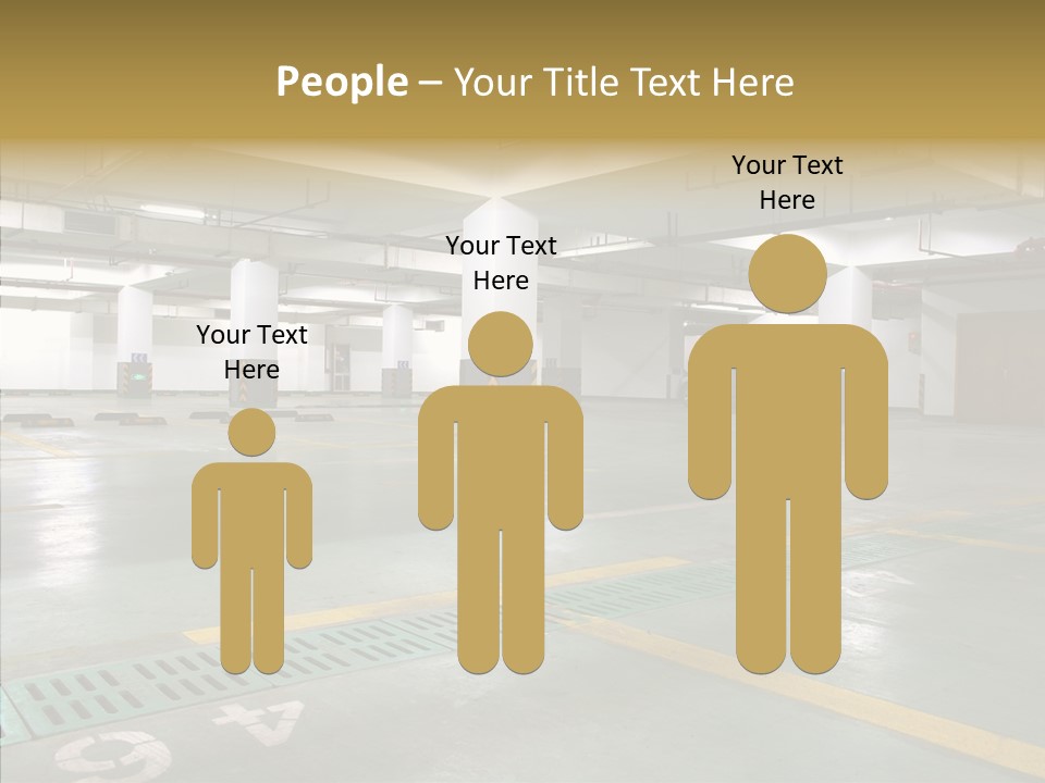 Car Basement City PowerPoint Template