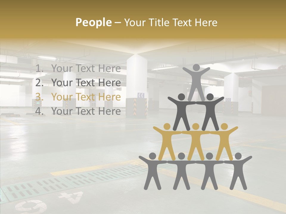 Car Basement City PowerPoint Template