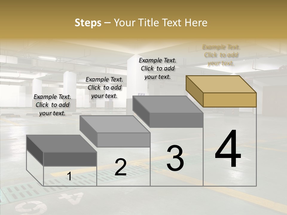 Car Basement City PowerPoint Template