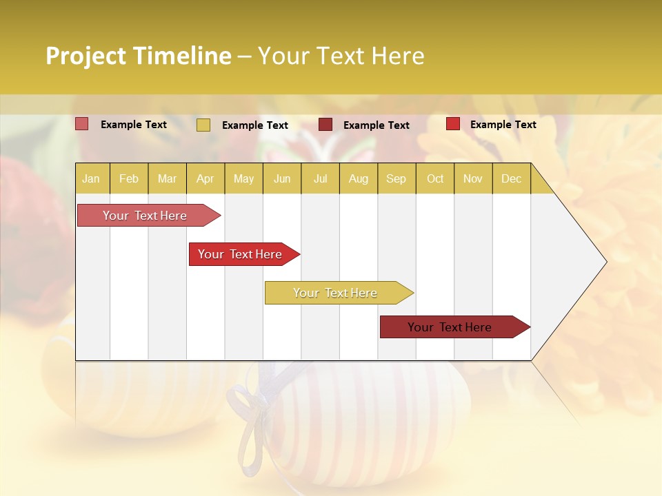White Springtime Pattern PowerPoint Template