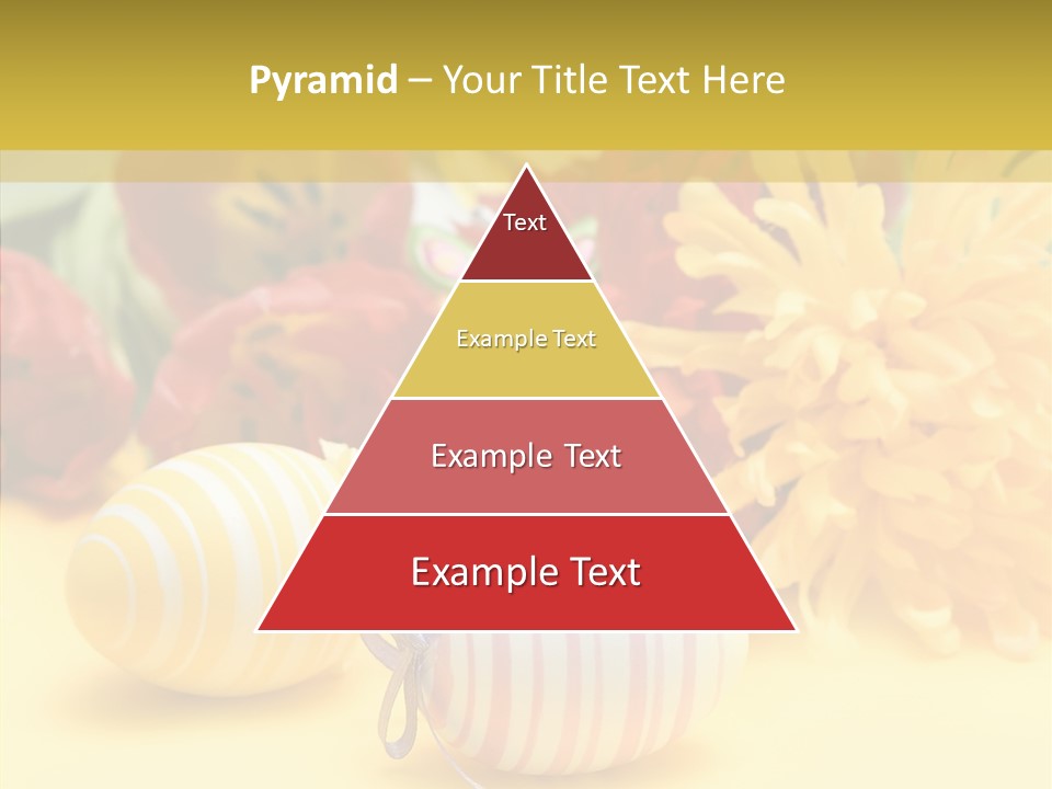 White Springtime Pattern PowerPoint Template