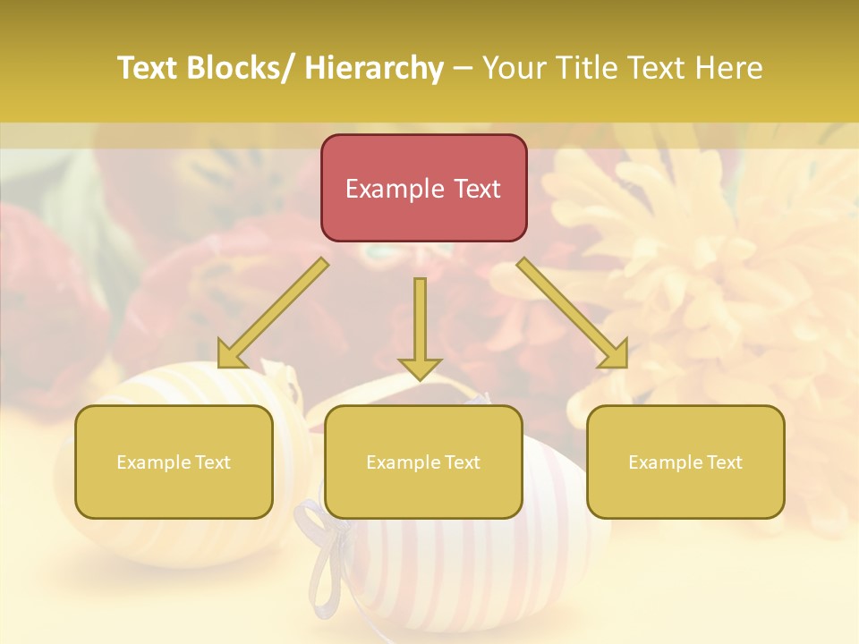 White Springtime Pattern PowerPoint Template