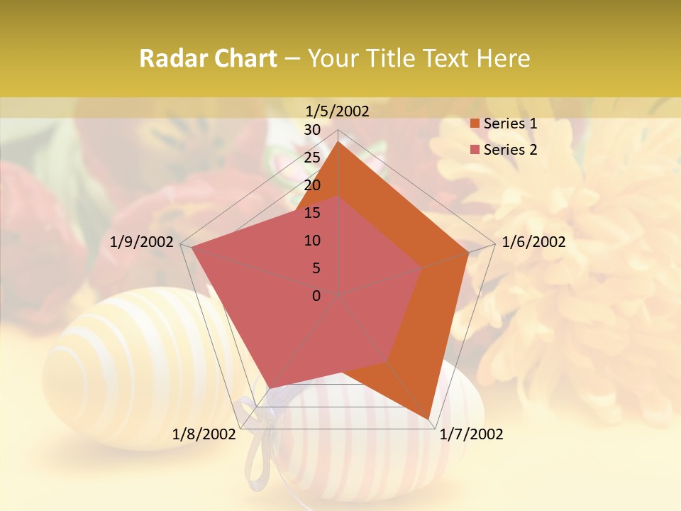 White Springtime Pattern PowerPoint Template