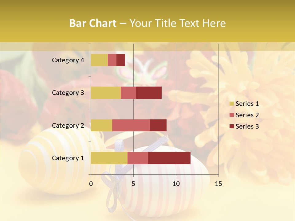 White Springtime Pattern PowerPoint Template