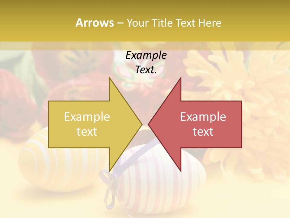 White Springtime Pattern PowerPoint Template