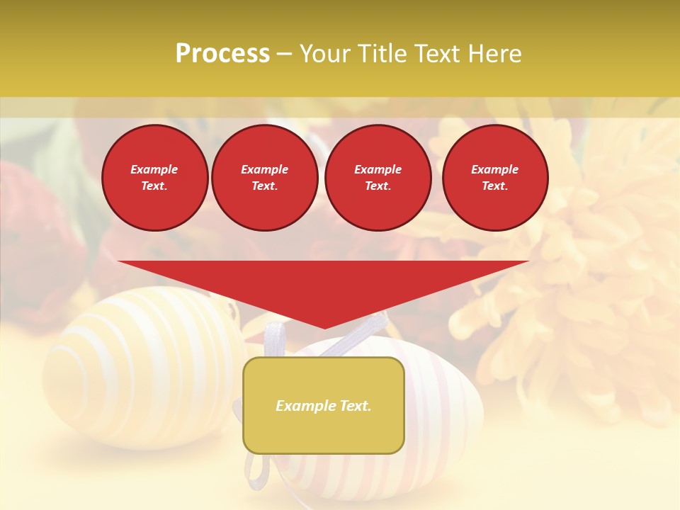 White Springtime Pattern PowerPoint Template