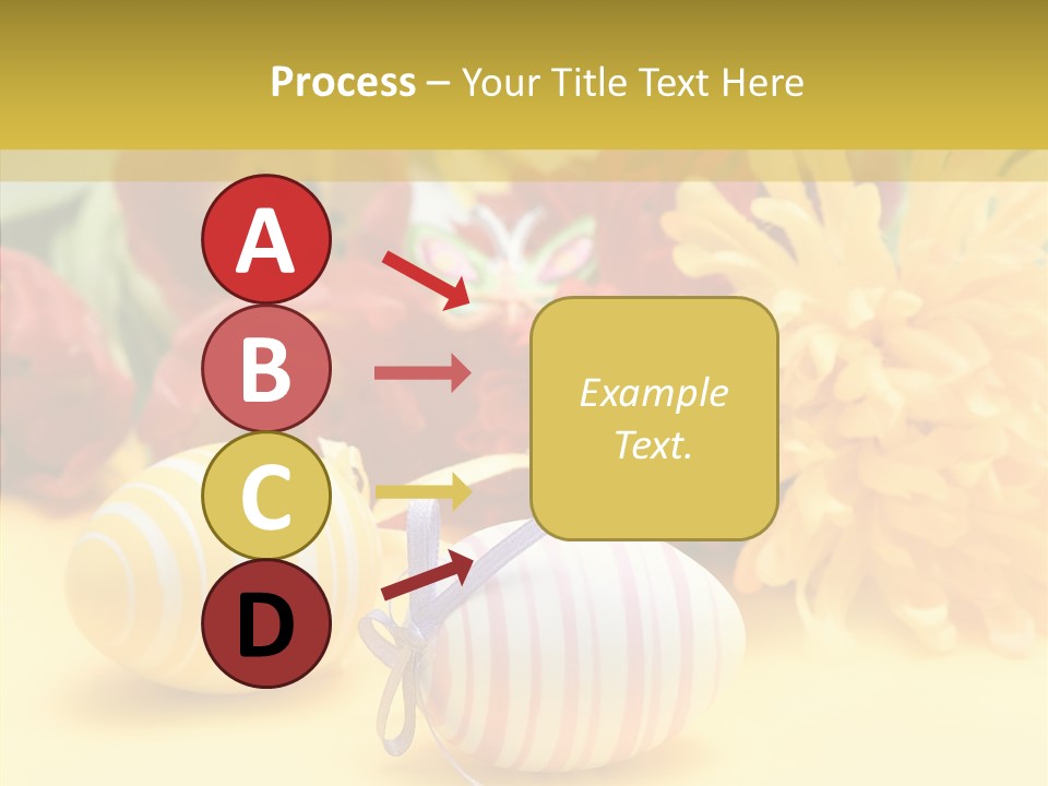 White Springtime Pattern PowerPoint Template