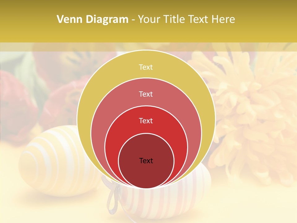 White Springtime Pattern PowerPoint Template