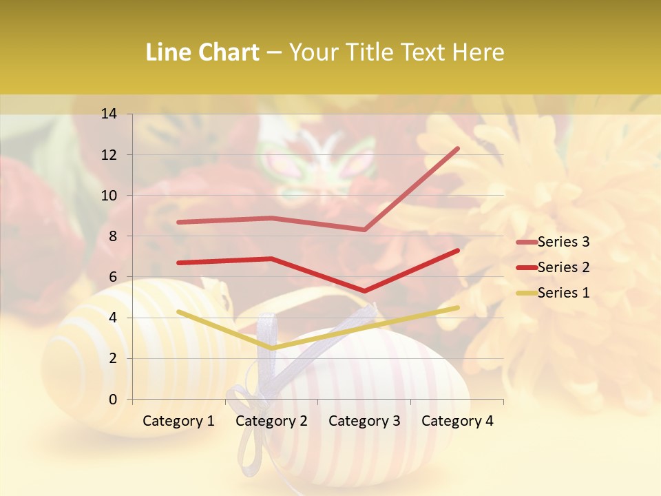 White Springtime Pattern PowerPoint Template
