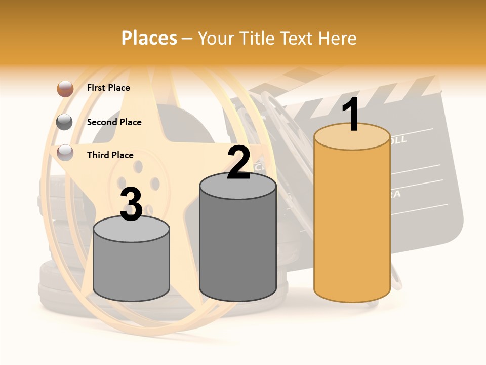 Decoration Ba Ket Bow PowerPoint Template