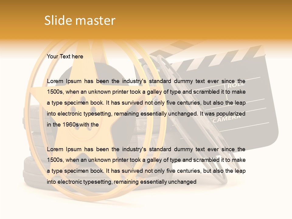 Decoration Ba Ket Bow PowerPoint Template