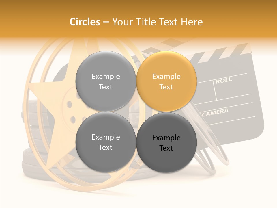 Decoration Ba Ket Bow PowerPoint Template