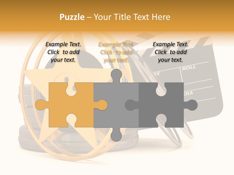 Decoration Ba Ket Bow PowerPoint Template