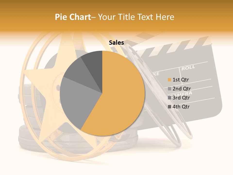 Decoration Ba Ket Bow PowerPoint Template