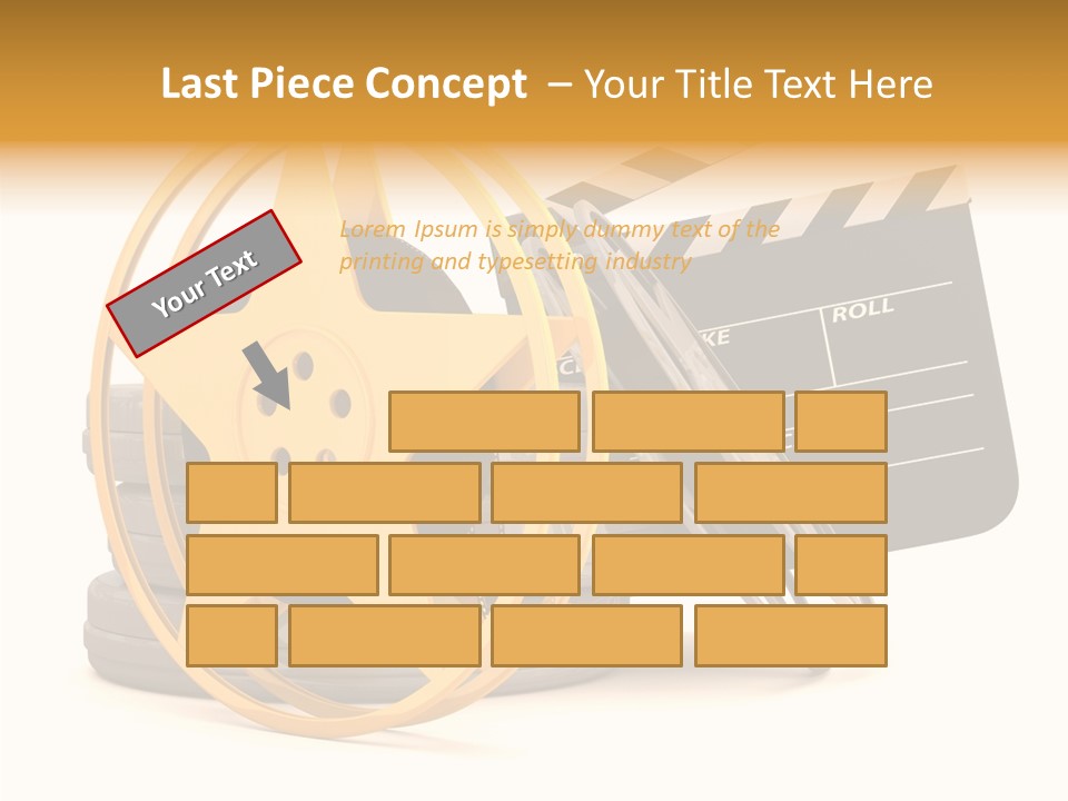 Decoration Ba Ket Bow PowerPoint Template