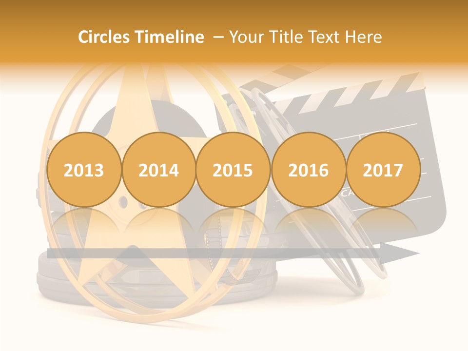 Decoration Ba Ket Bow PowerPoint Template