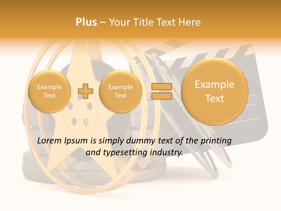 Decoration Ba Ket Bow PowerPoint Template