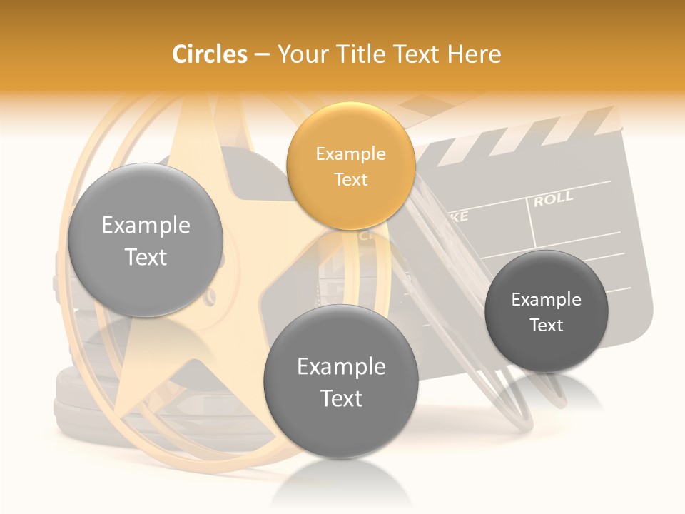 Decoration Ba Ket Bow PowerPoint Template