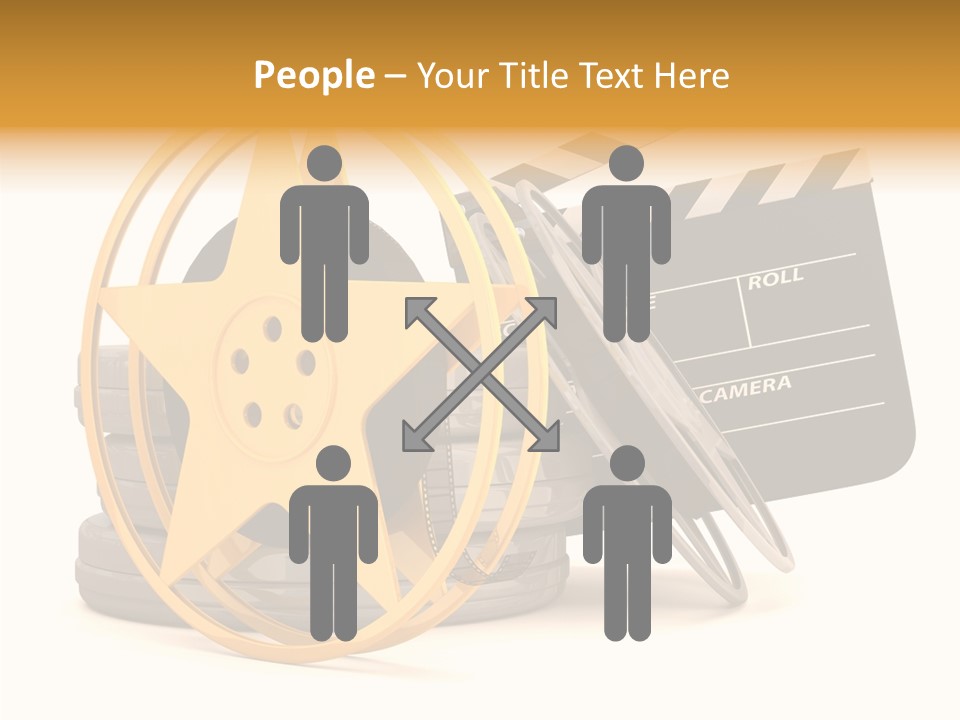 Decoration Ba Ket Bow PowerPoint Template