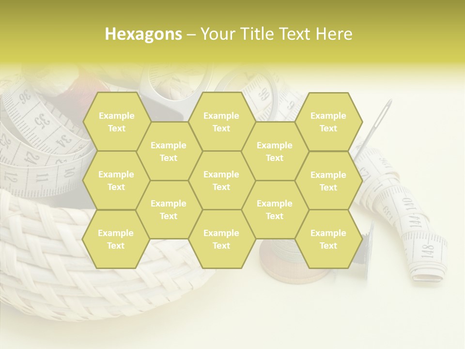 Work Knitting Scissors PowerPoint Template