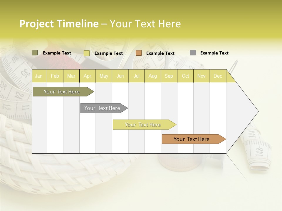 Work Knitting Scissors PowerPoint Template