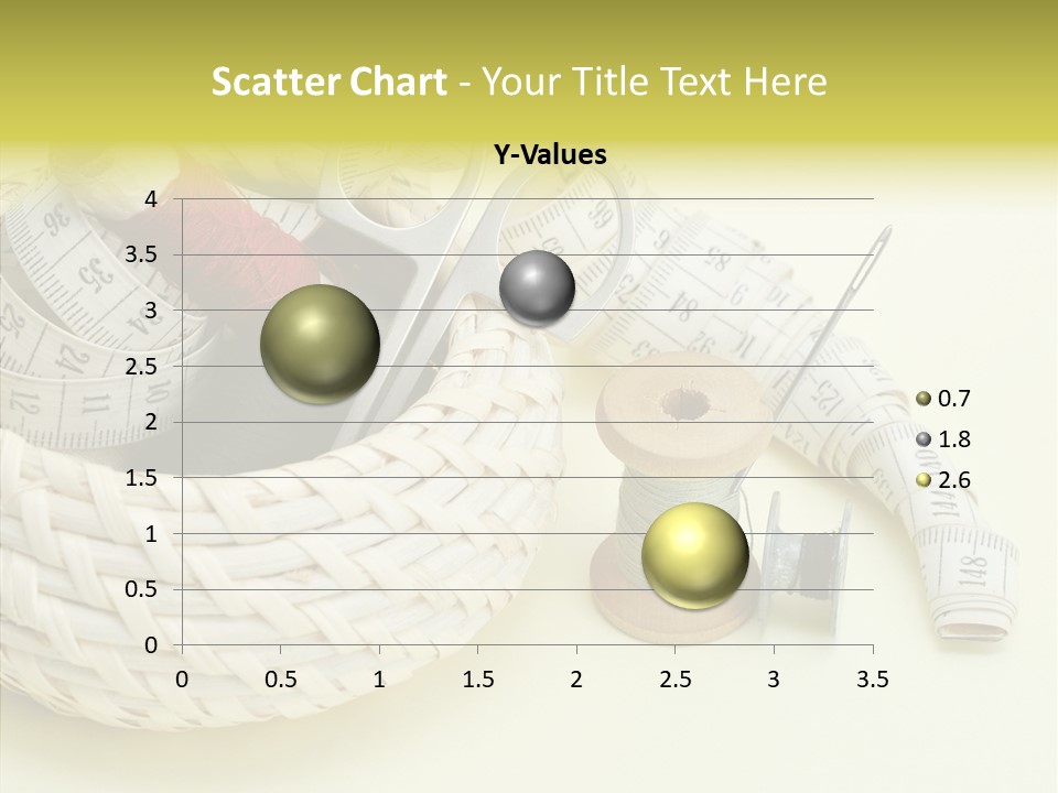 Work Knitting Scissors PowerPoint Template