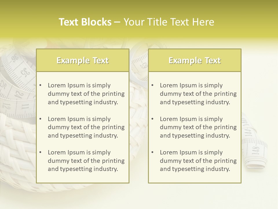 Work Knitting Scissors PowerPoint Template