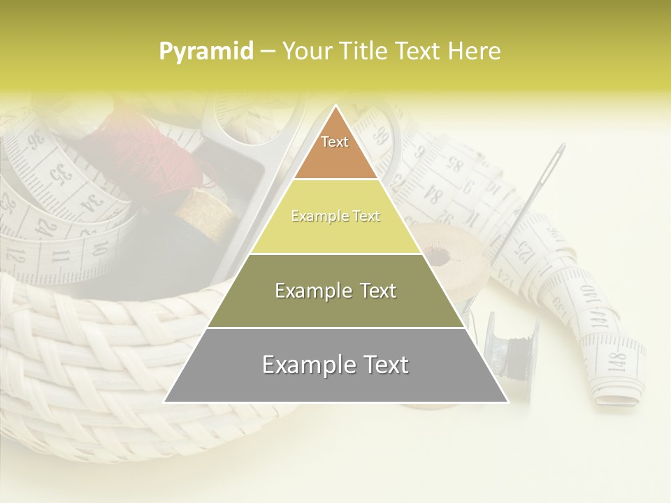 Work Knitting Scissors PowerPoint Template