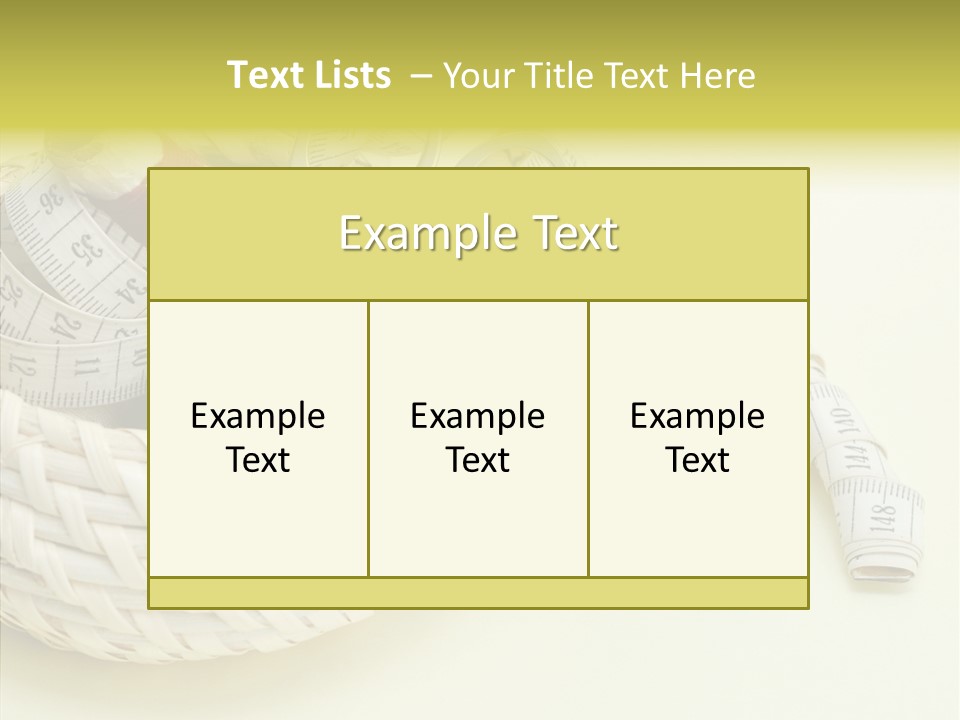 Work Knitting Scissors PowerPoint Template