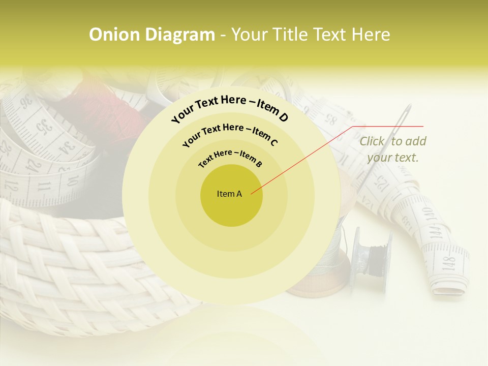 Work Knitting Scissors PowerPoint Template