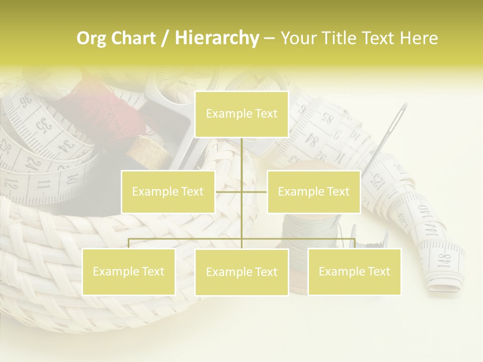 Work Knitting Scissors PowerPoint Template