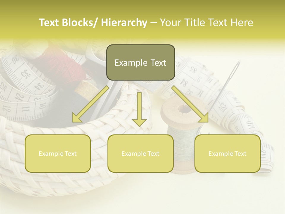 Work Knitting Scissors PowerPoint Template