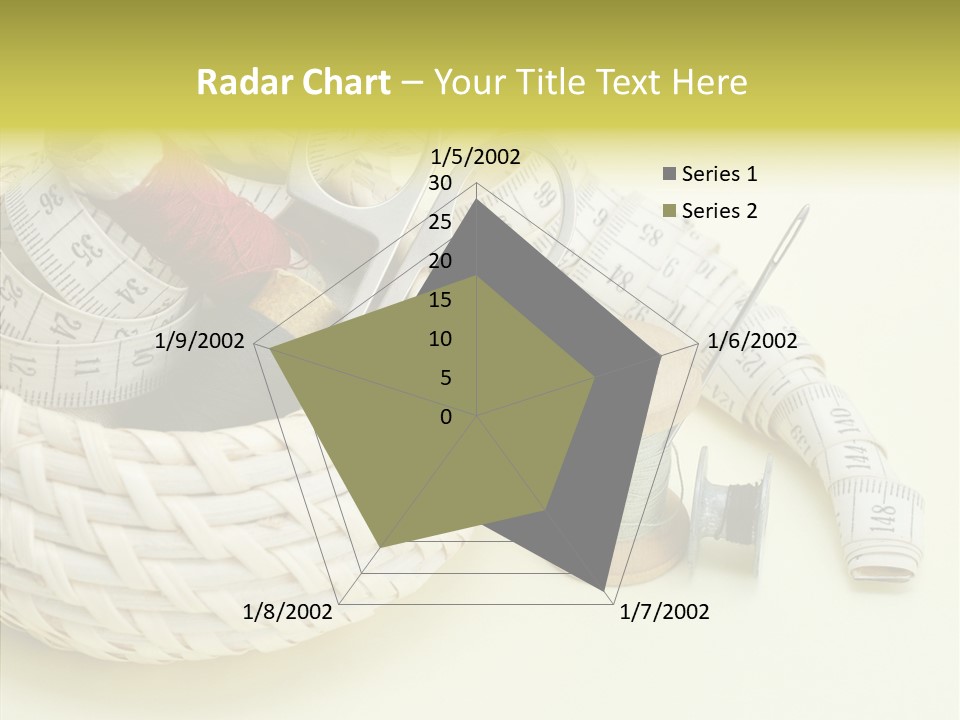 Work Knitting Scissors PowerPoint Template