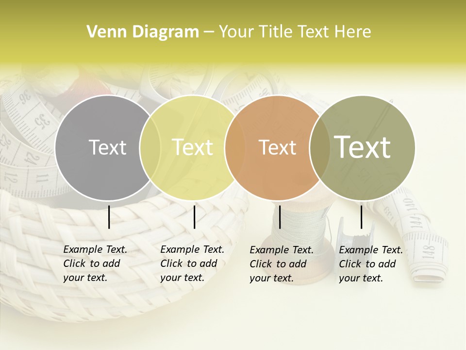 Work Knitting Scissors PowerPoint Template