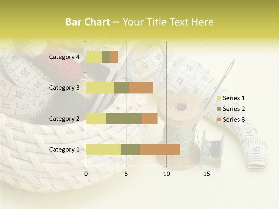Work Knitting Scissors PowerPoint Template