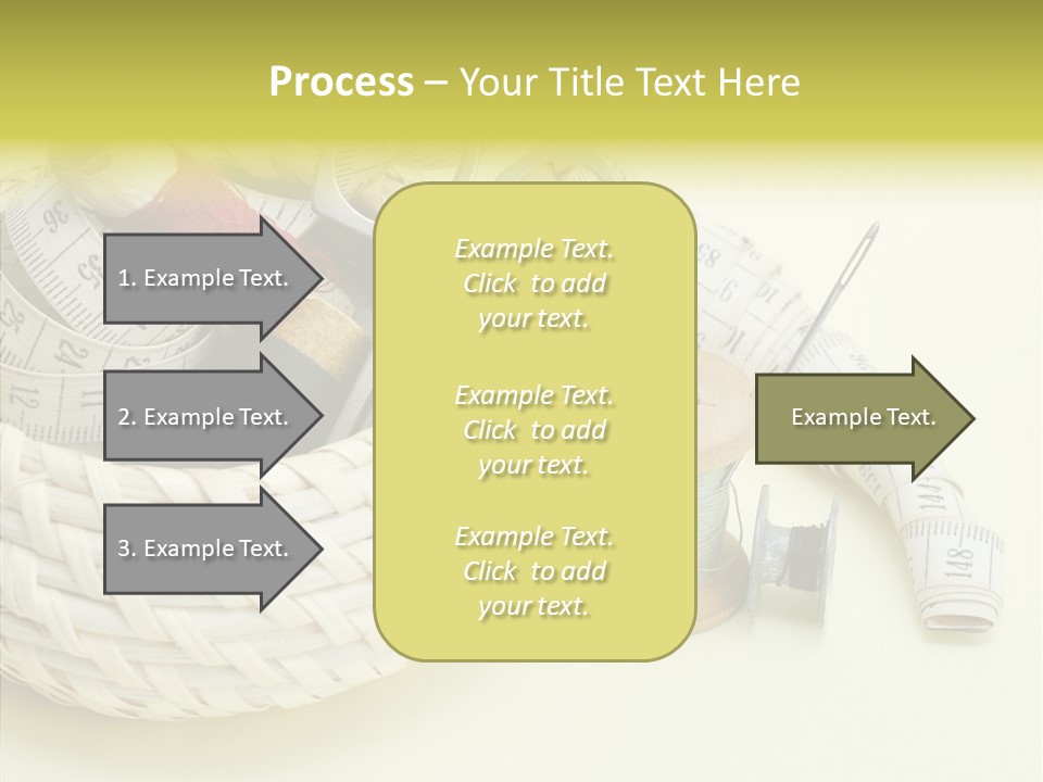 Work Knitting Scissors PowerPoint Template