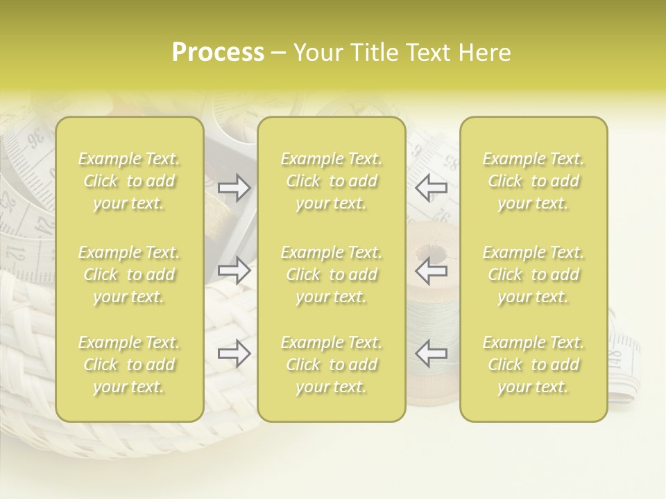 Work Knitting Scissors PowerPoint Template