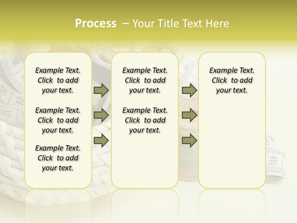 Work Knitting Scissors PowerPoint Template