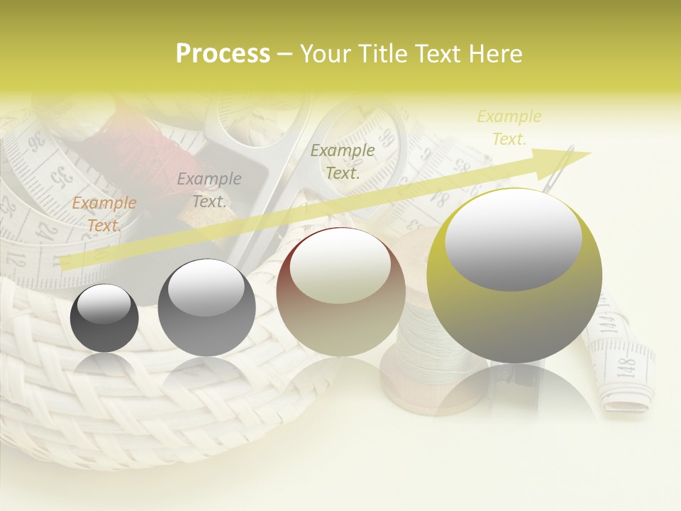 Work Knitting Scissors PowerPoint Template