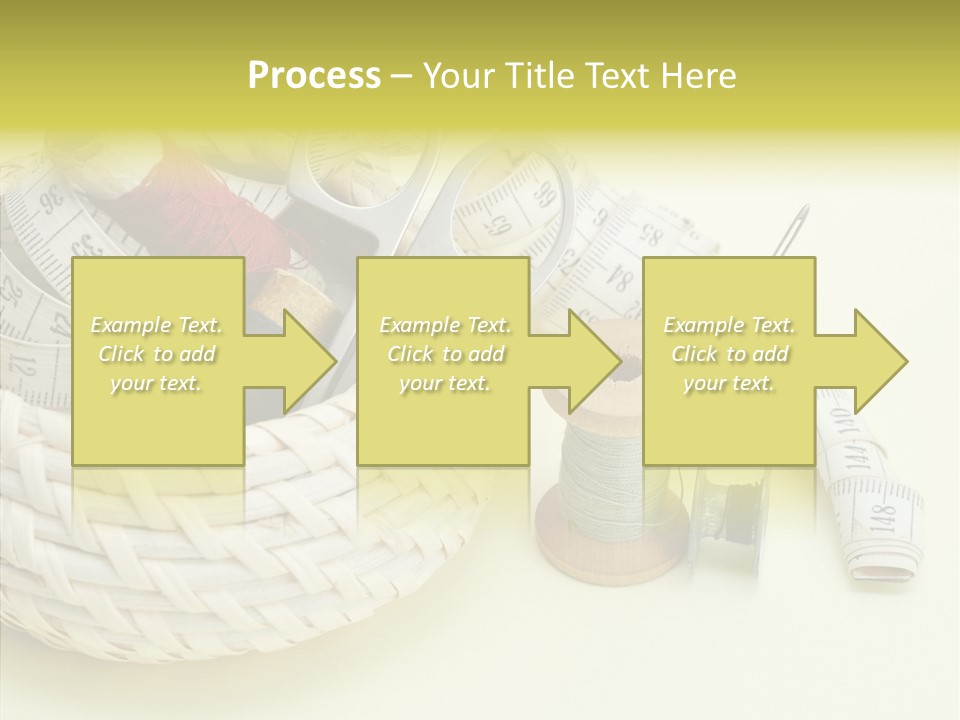 Work Knitting Scissors PowerPoint Template