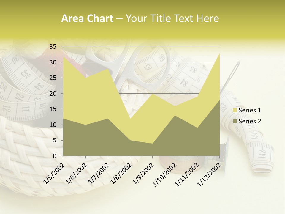 Work Knitting Scissors PowerPoint Template